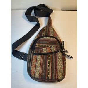 Southwest Navajo Native American Tribal Sling Bag Women Crossbody Backpack